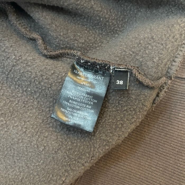 Sweat | Hoodie | Pull Isabel Marant Marron A Payette Noir - photo numéro 9