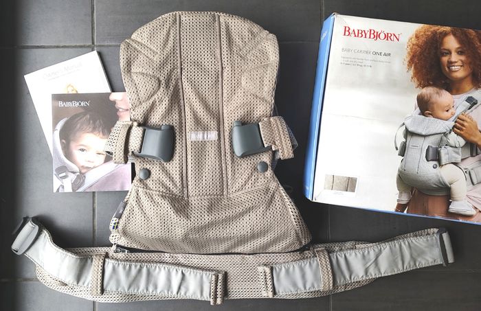 Porte bébé Babybjorn One Air Tissu Mesh Beige
