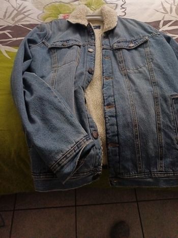 Veste jeans molletonné 