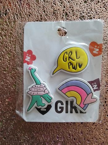 Lot de 3 broches