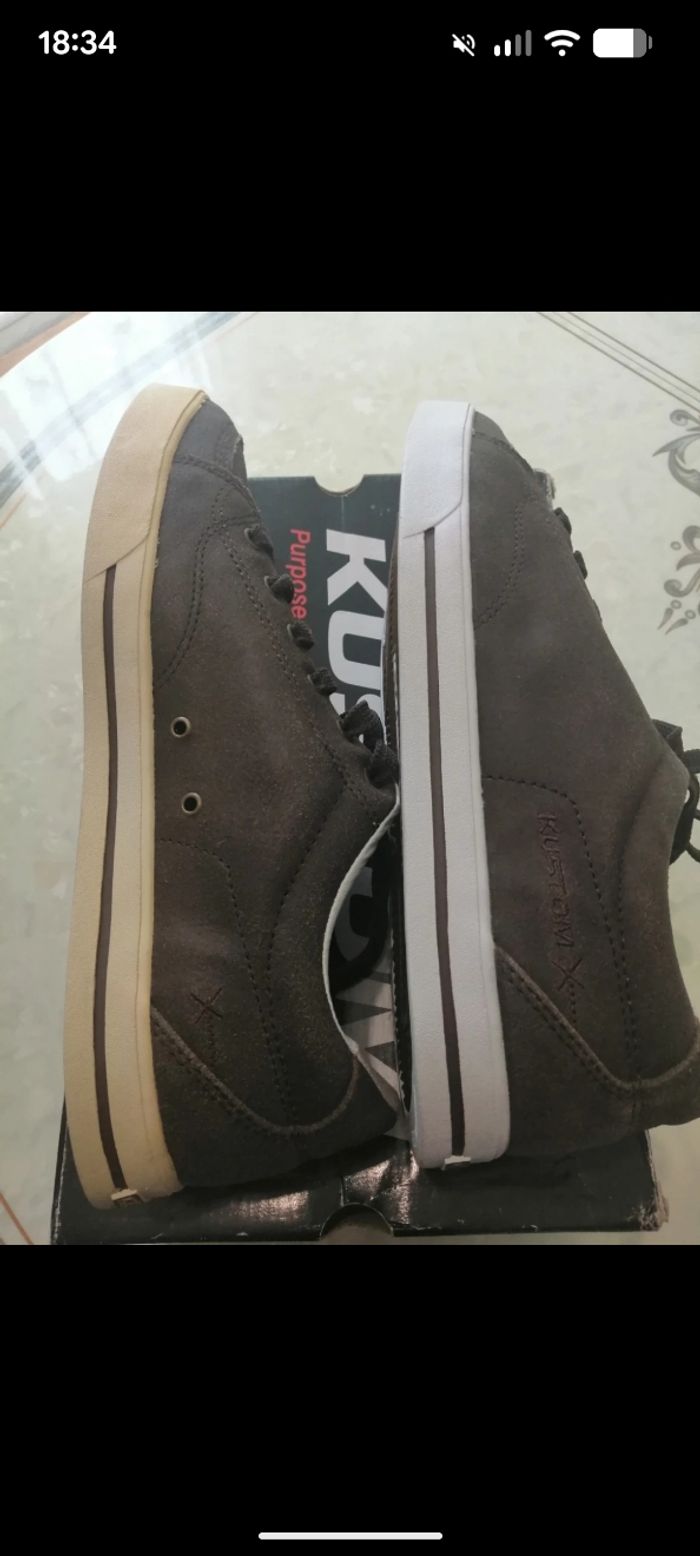 Chaussures vintages Astom Marrons.Taille 44,5 - photo numéro 4