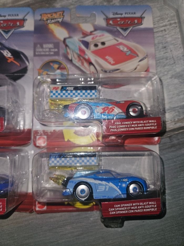 4 voitures cars Mattel neuves rare série spéciale xrs - photo numéro 3
