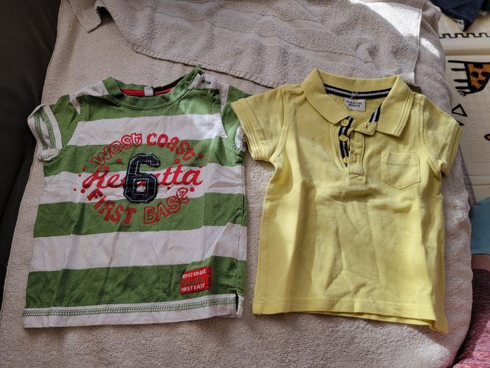 Lot de 5 Tee-shirts manches courtes 18 mois garçon