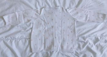 Gilet blanc 6 mois