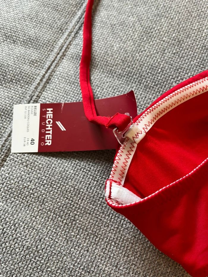 Maillot de bain 2 pièces Hechter rouge - photo numéro 6