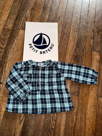 Blouse petit bateau 12 mois
