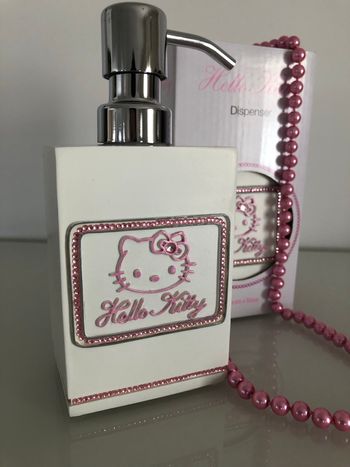 Distributeur de savon deco strass HELLO KITTY