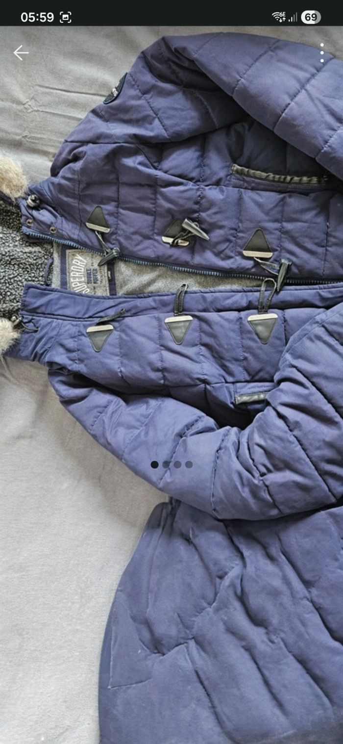 Blouson avec capuche fourrure