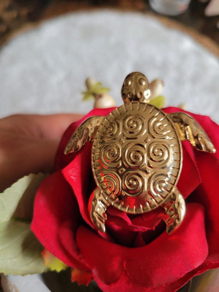 Bague ajustable tortue de mer - photo numéro 5