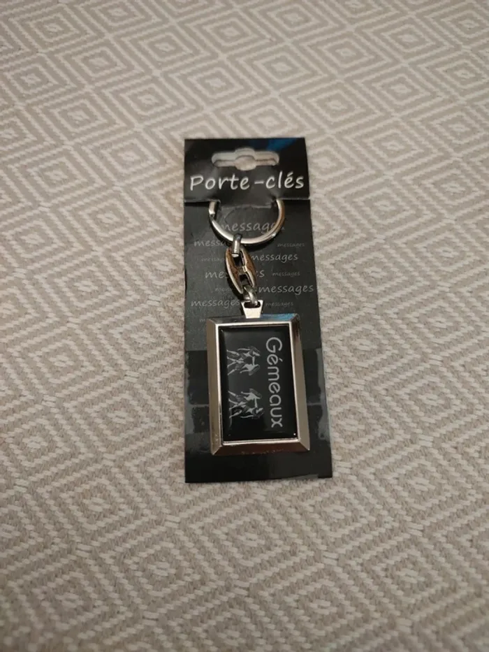 Porte clés Gémeaux kiub