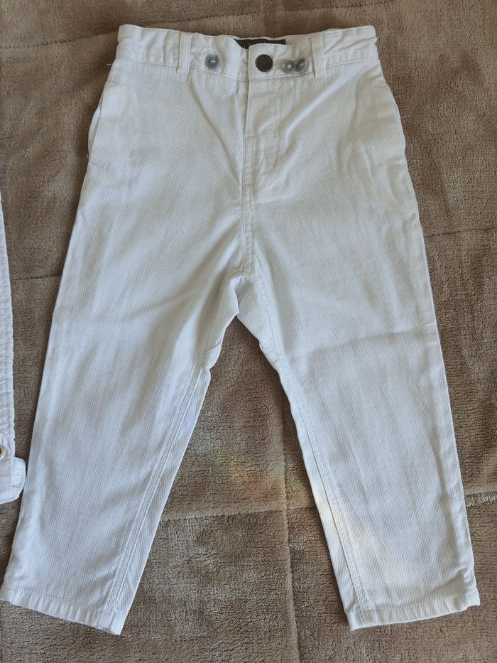 Lot de deux pantalon et pantacourt d'été - photo numéro 2