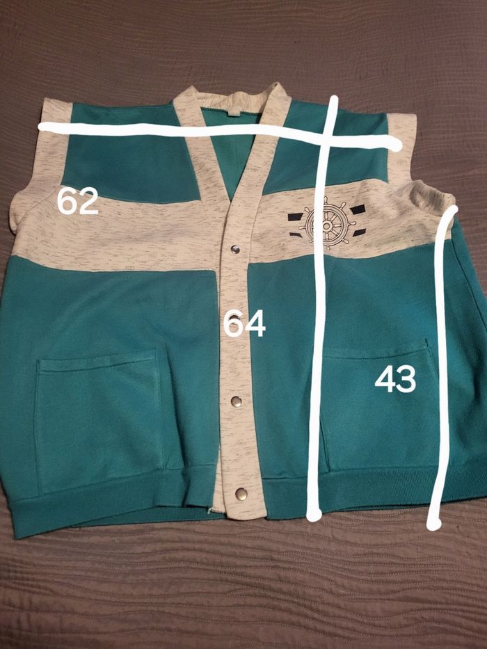 Ensemble sweat et veste taille 62 - photo numéro 2