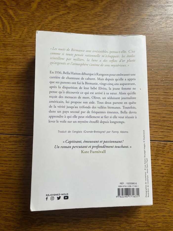 Livre Dinah Jefferies La disparue de Birmanie - photo numéro 2