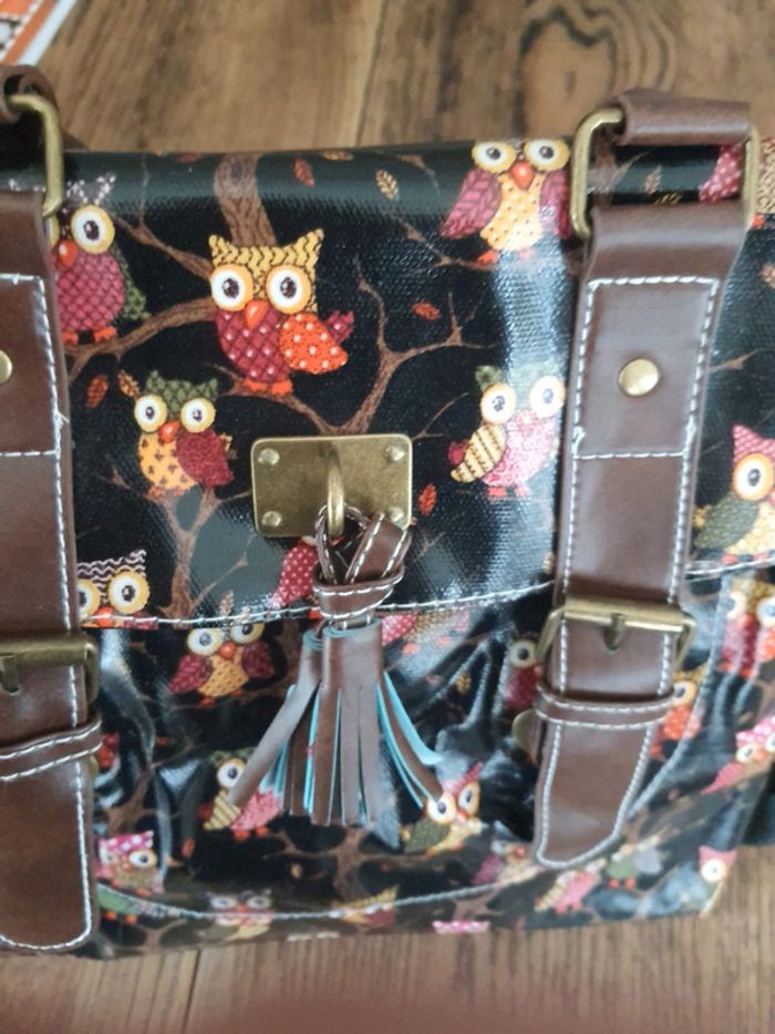 Jolie Sac à main noir/marron Mfhandbags neuf - photo numéro 17