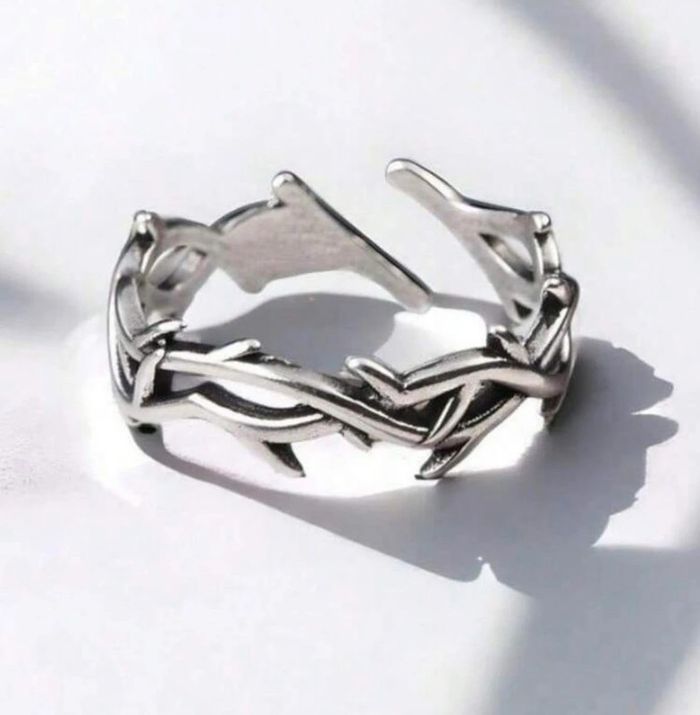 Bague Argentée Aesthetic et inoxydable - photo numéro 3