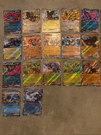 Lot de  32 carte Pokémon ex japonaise