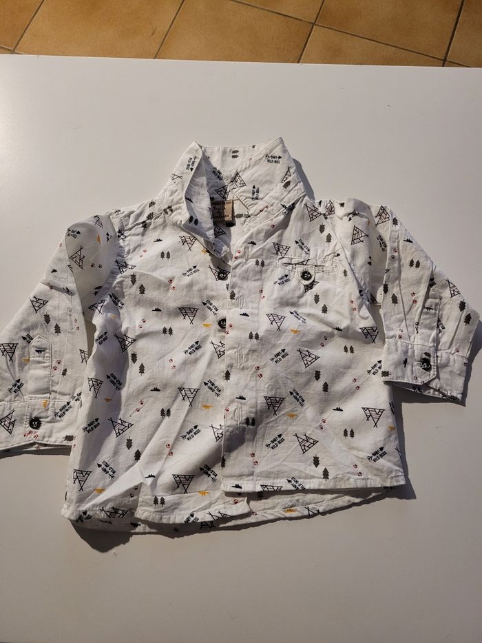 Chemise manches longues 12mois