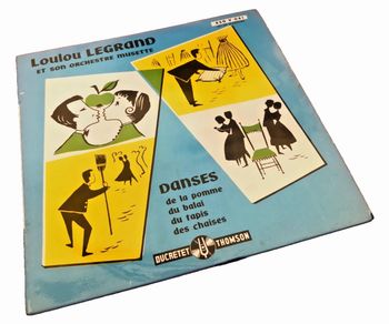 Vinyle 45 tours Loulou Legrand et son orchestre musette Danses de la pomme (1957)