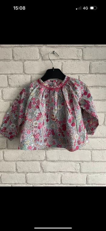 Blouse liberty jacadi taille 18 mois