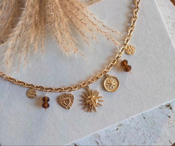 Collier 100% inoxydable à breloques - photo numéro 2