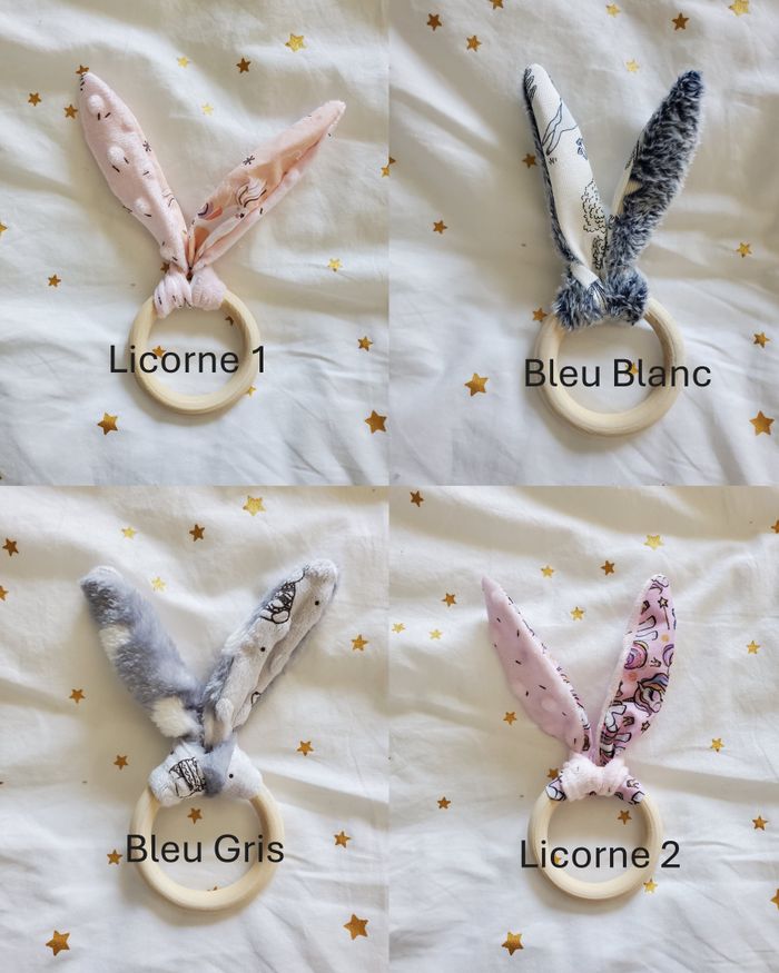 Anneau de dentition - Bleu/Blanc - photo numéro 3