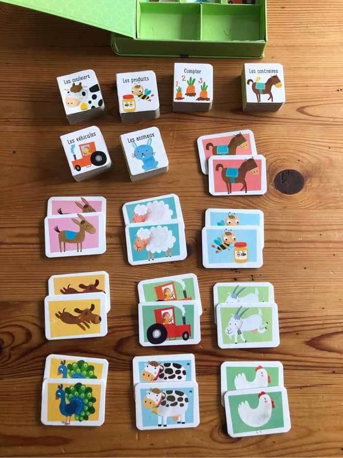 Coffret livres et Memory : la ferme - photo numéro 4