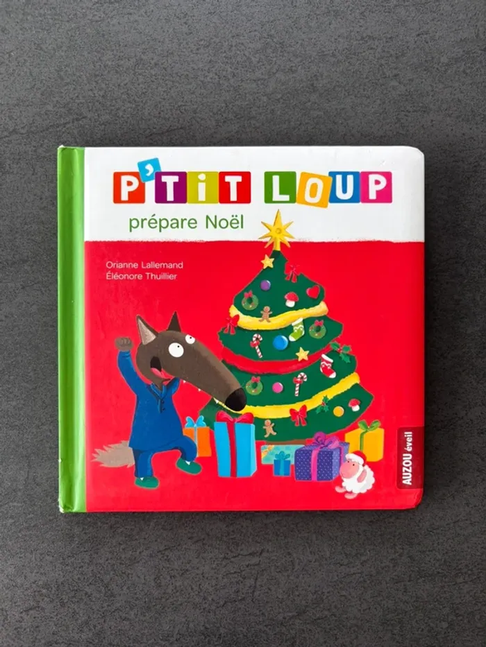 Livre - Auzou Éveil - P’tit Loup prépare Noël