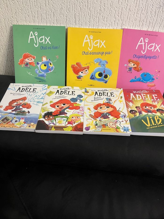 7 livres mortelle Adele 3 Ajax 1,2,3, et  4 romans 1 à 4 - photo numéro 4