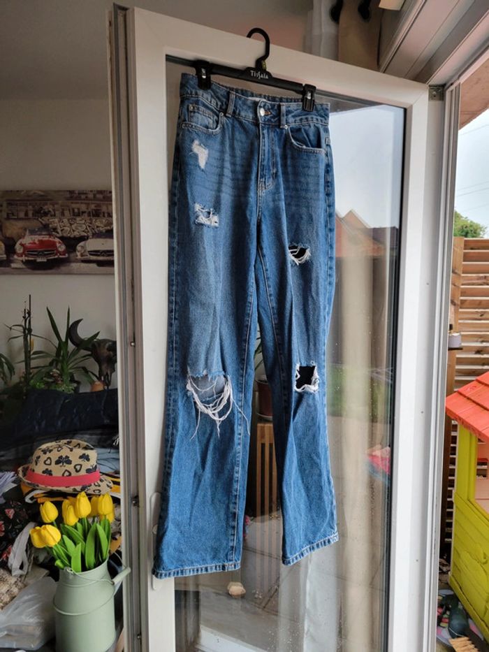 Jean straight destroy