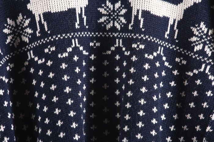 Gros pull d'hiver mixte en laine vintage (#23502) - photo numéro 4