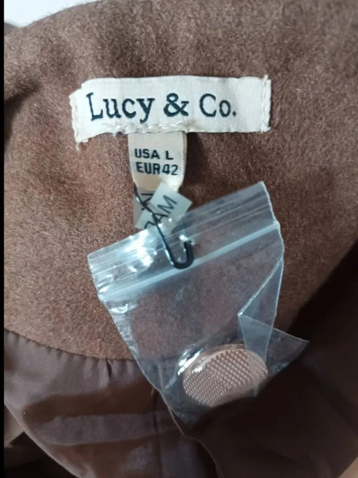 Veste marron neuf sans étiquette Lucy&Co femme taille 38/40 - photo numéro 4