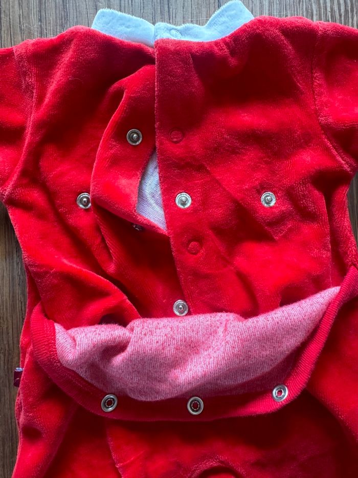 Pyjama Disney rouge nouveau-né (0 mois) - photo numéro 4