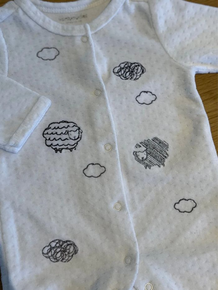 Pyjama mixte fille / garçon taille 3 mois Vertbaudet - photo numéro 2