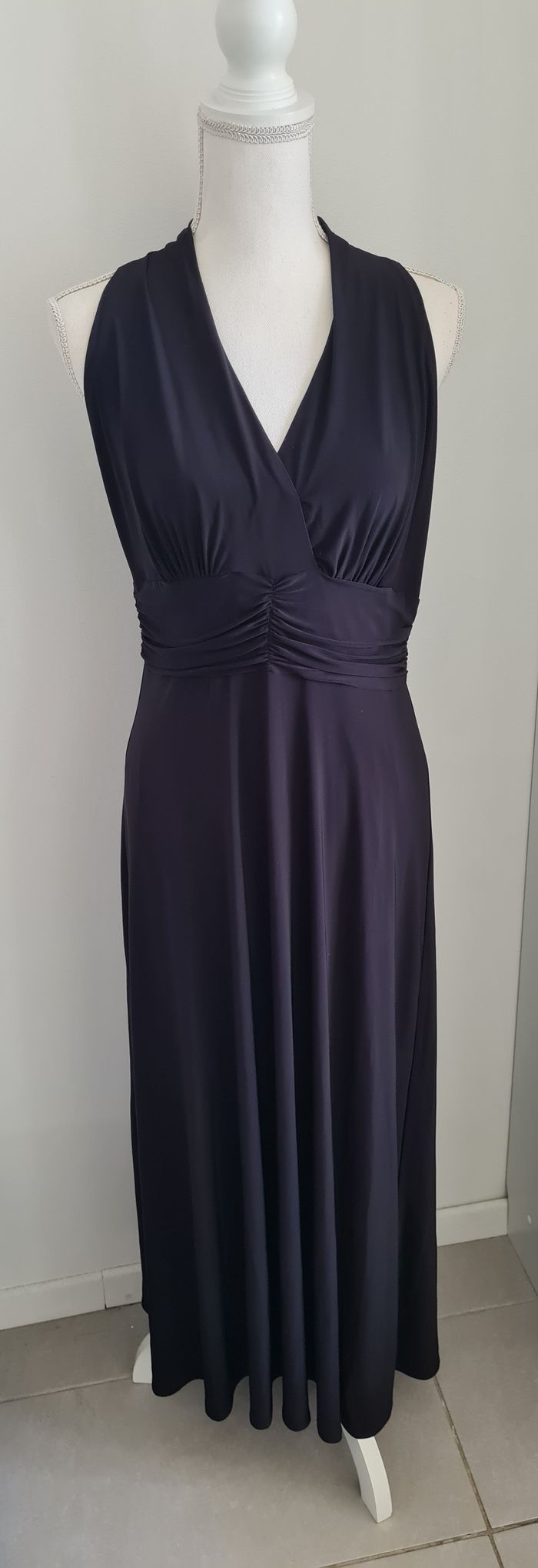 Robe longue noire XL