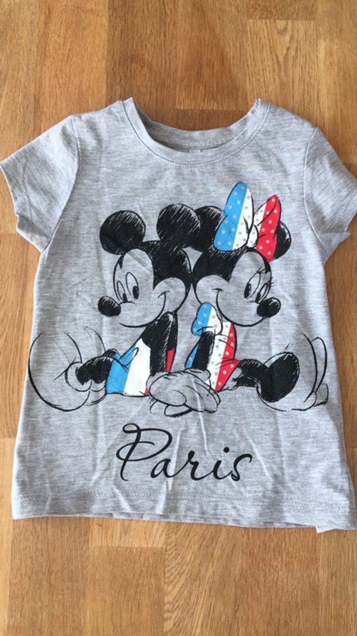 T-shirt Disney Mickey et Minnie Paris