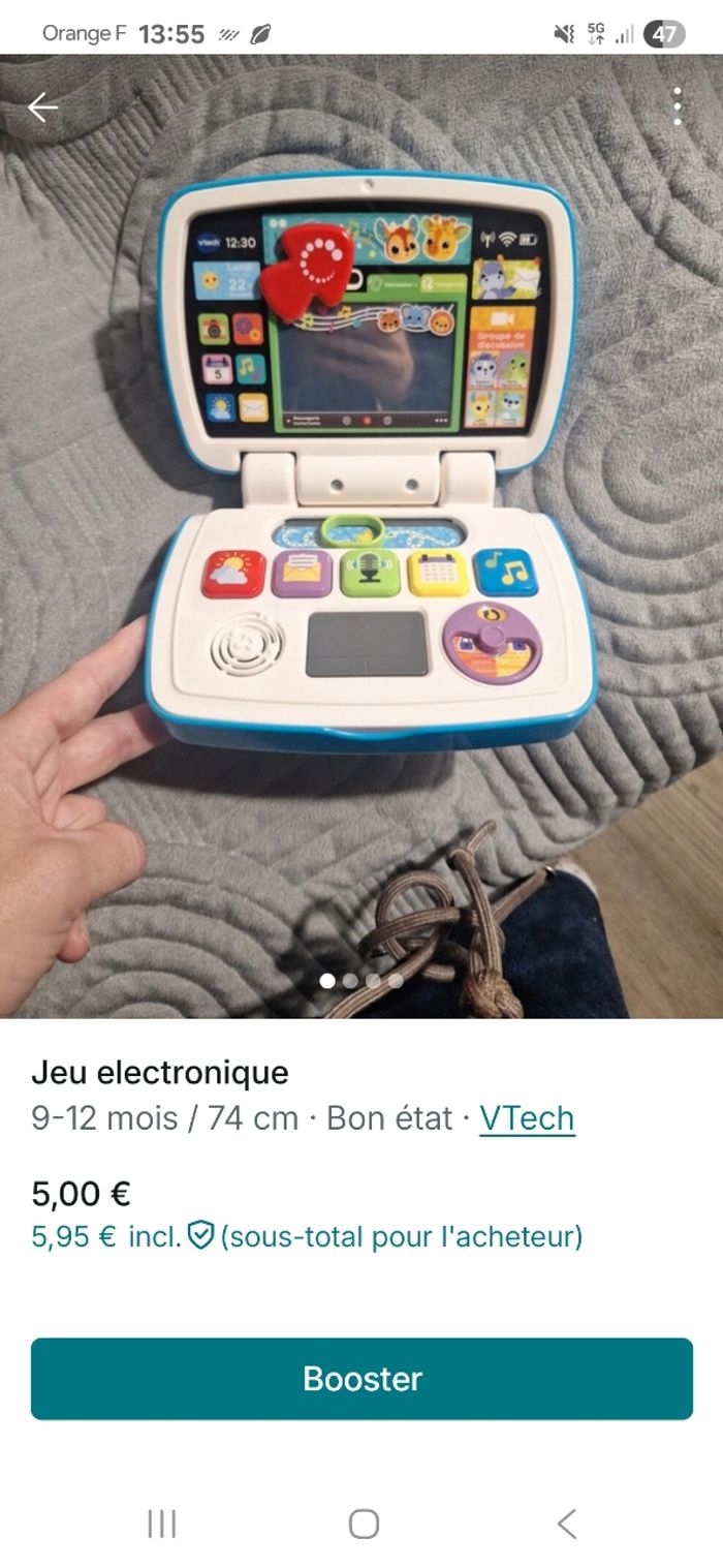 Jeu electronique