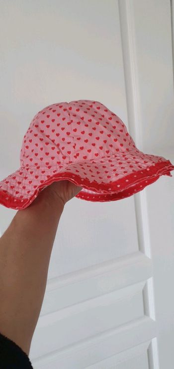 Chapeau réversible fille 18 mois BBF