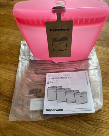 Ultimate Silicone bag slim 540ml Tupperware neuf
