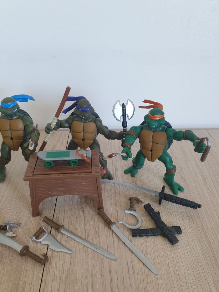 Lot figurines tortue ninja - photo numéro 5