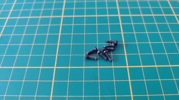 Lot visserie x7 pièce détachée manette de jeux vidéo Nintendo Game cube Gamecube Bigben GCPADW #E35