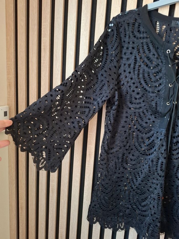 Haut blouse noire chic Moody's T 38 - photo numéro 3