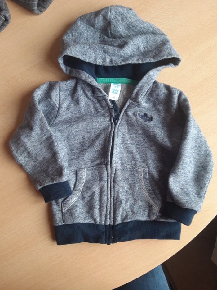 Gilet à capuche 80 cm Baby club - photo numéro 2