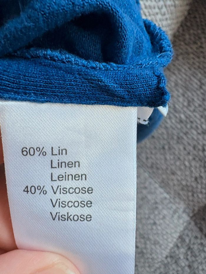 TEE shirt femme bleu cyrillus - photo numéro 5