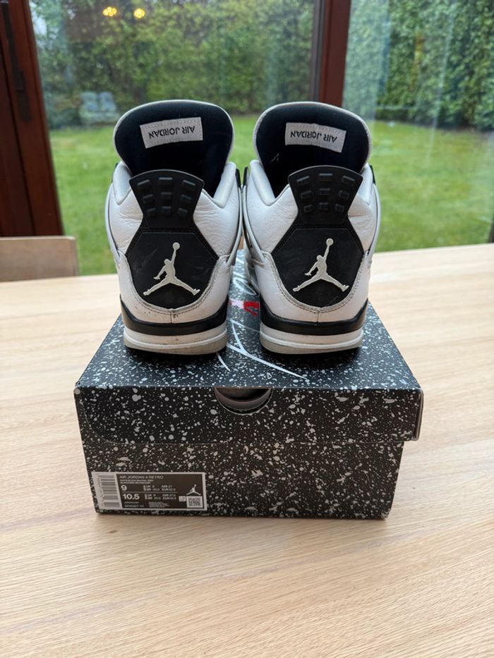 Air Jordan 4 Military Black Noir et Blanche - photo numéro 3