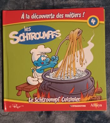 livre "Le Schtroumpf cuisinier"