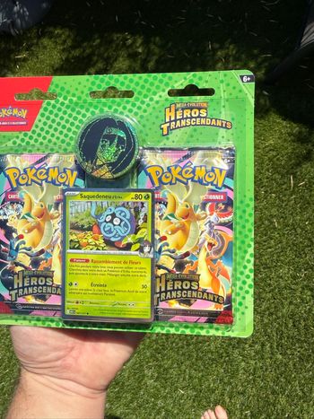 Carte Pokémon - Duopack Héros Transcendant Erika (neuf scellé)