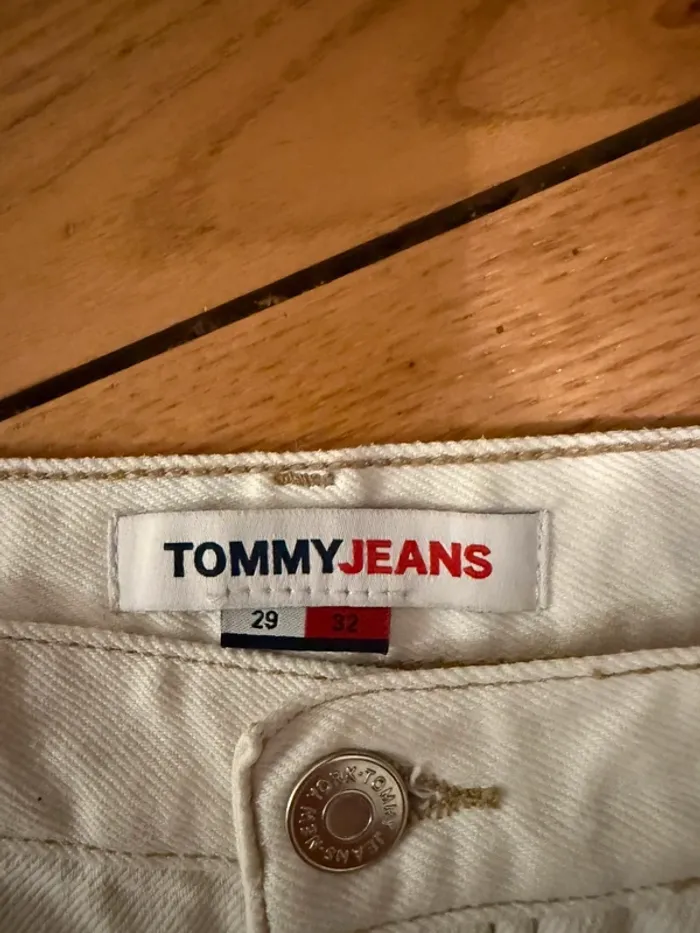 Jean droit  blanc en très bon état taille 38 tommy Hilfiger - photo numéro 8