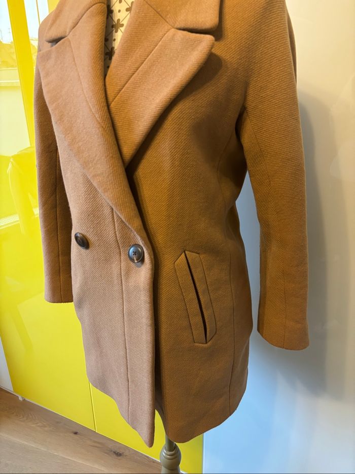 Manteau Camel Femme Massimo Dutti - photo numéro 5