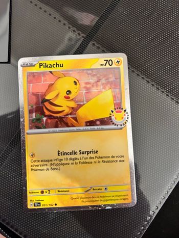 Pikachu stamp du coffret 30 ans
