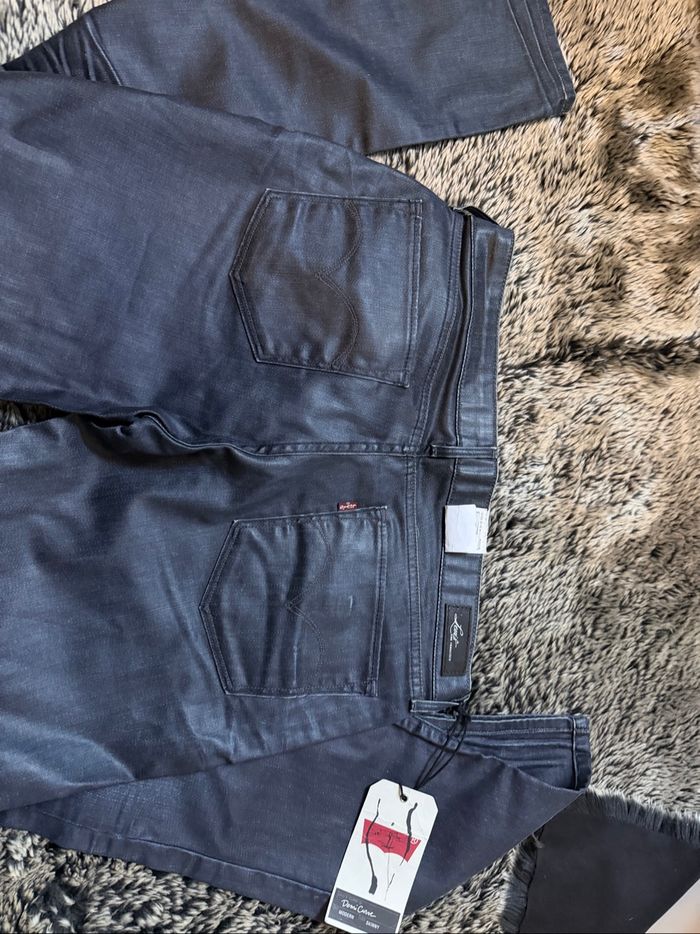 Jeans Lévis enduit bleu marine - photo numéro 5